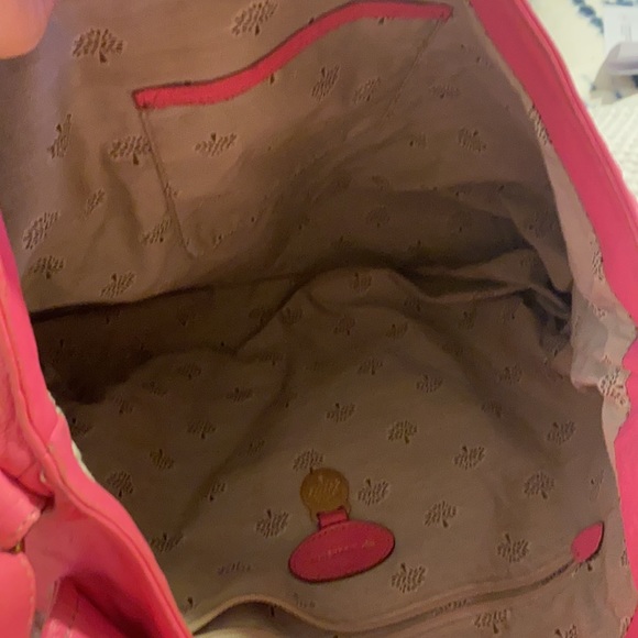 Lamb skin pink mulberry bag - Picture 8 of 11